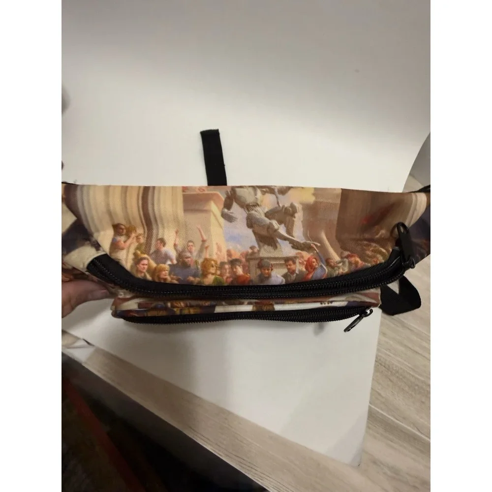 Logic Everybody Album Print Zip Canvas Adjustable Fanny‎ Pack Pouch